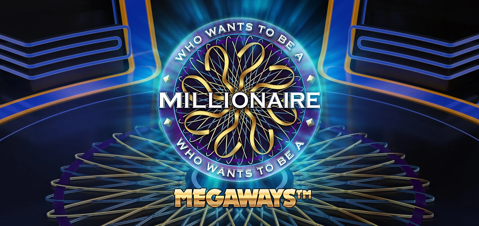Who Wants to Be a Millionaire Megaways key art