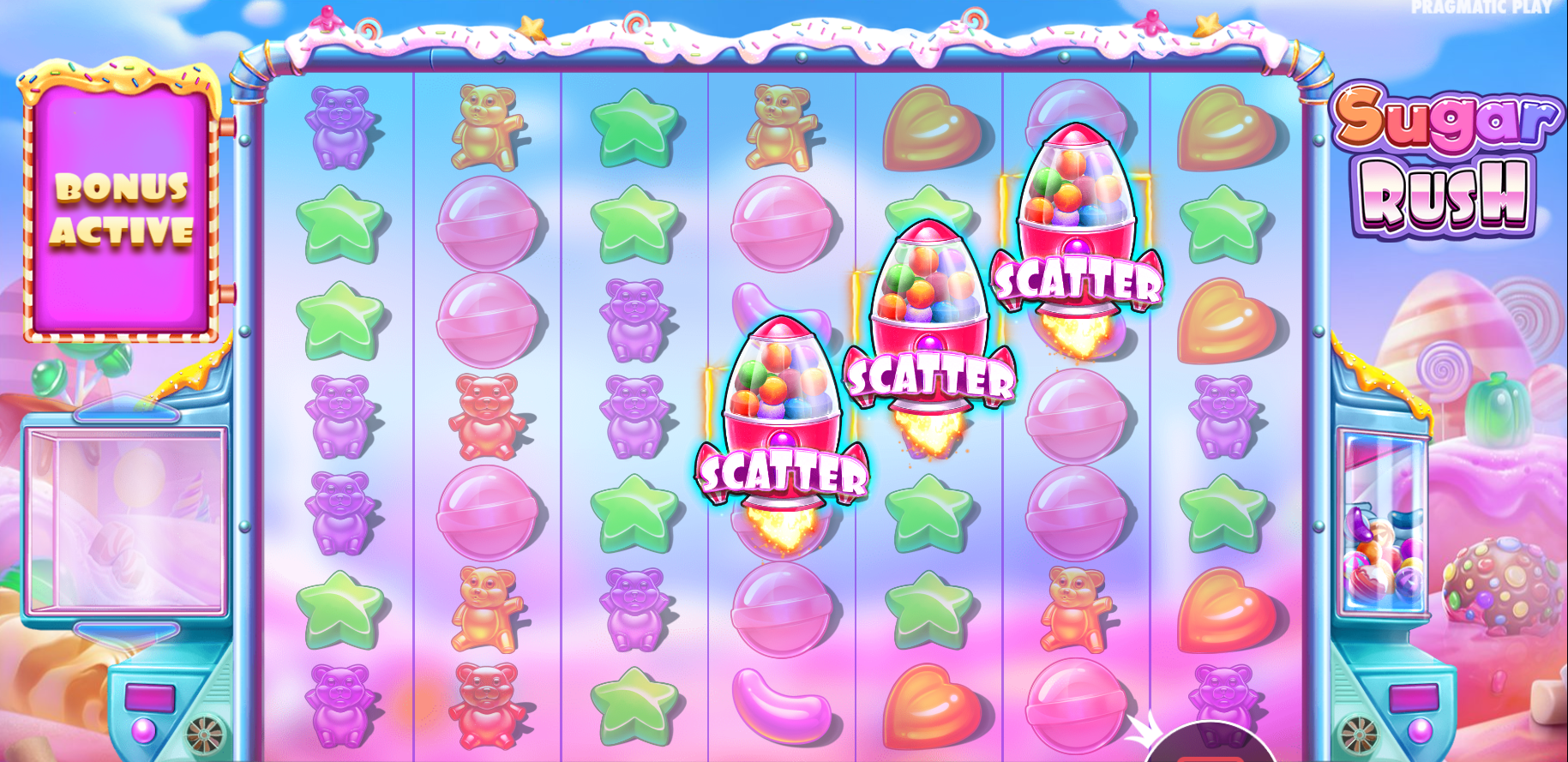 Бонус в Sugar Rush