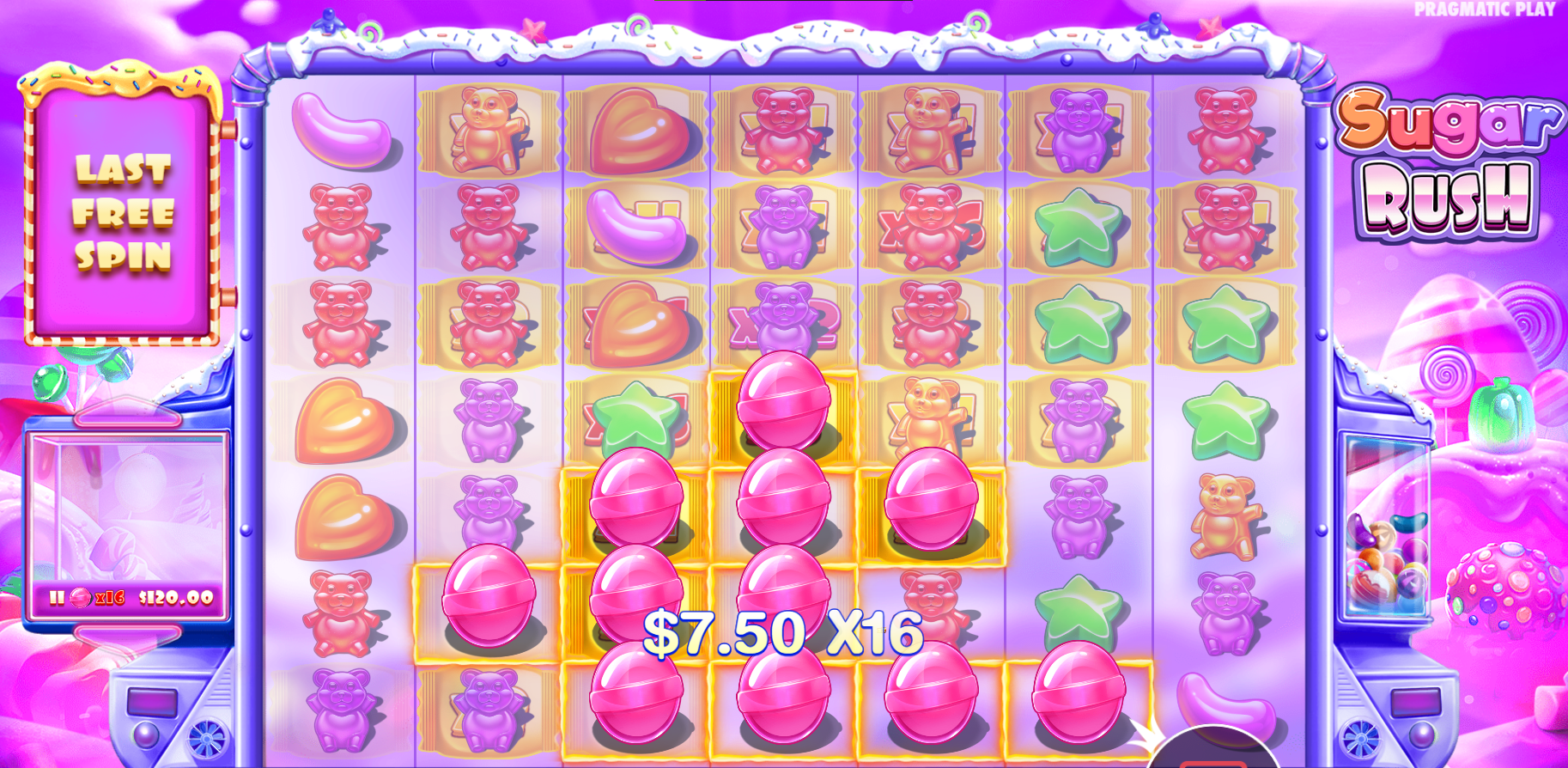 Занос в Shugar Rush